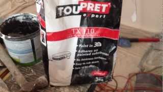 Toupret Instead of PLASTER for Big Ceiling Repair [upl. by Jemy]