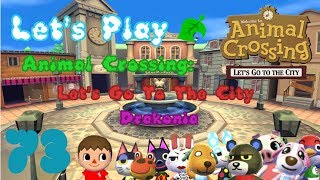 Let‘s Play Animal Crossing Let‘s Go To The City German 73  Überall Zedern [upl. by Eirovi344]