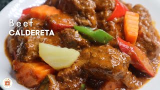 Beef Caldereta  Kalderetang Baka [upl. by Neit]