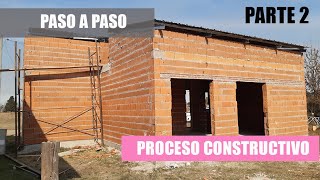 PARTE 2➡️ PROCESO CONSTRUCTIVO🏡ETAPA DE TECHADO🙌💪 [upl. by Kensell303]