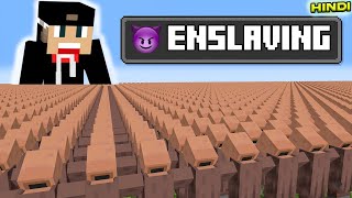 How To Enslave Villagers in Minecraft [upl. by Ainitsirhc]