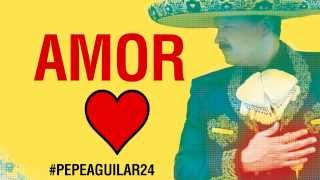 Pepe Aguilar  quotLástima Que Seas Ajenaquot  video de letras  canal oficial [upl. by Sallee159]