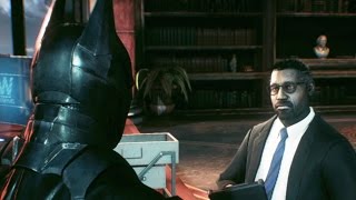 Meeting Lucius Fox at The Wayne Tower Batman Arkham Knight [upl. by Elle]