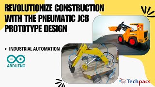 Pneumatic Controlled JCB Robot using Arduino latest Project 2020 [upl. by Seaden]