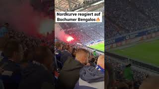 Nordkurve reagiert auf Bochumer Bengalos 🔥 [upl. by Kessel]