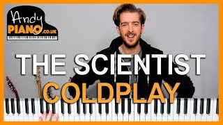 COLDPLAY  THE SCIENTIST EASY SONGS ON PIANO  TUTORIAL [upl. by Neely]