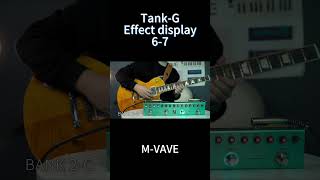 MVAVE TANKG Effect Display 67 mvave pedal electricguitar guitar [upl. by Ias145]