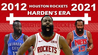 Timeline of JAMES HARDEN and the HOUSTON ROCKETS ERA [upl. by Strohben]