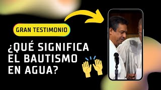 Gran Testimonio de bautismo en Grace Church 🙌 reaction bautismo [upl. by Anatniuq127]