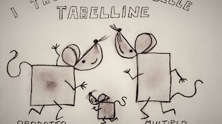 La tabellina del 2 cantata I tre topini delle tabelline Impara subito la sequenza [upl. by Rube]