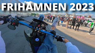 I went to Swedens BIGGEST MOPED MEETUP  FRIHAMNEN 2023 Avslut [upl. by Adonis]