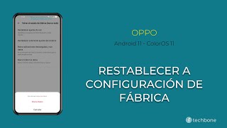 Restablecer a Configuración de fábrica  Oppo Android 11  ColorOS 11 [upl. by Ahsiuqram]