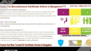 Encumbrance Certificate Bangalore [upl. by Acimot]