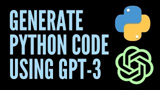 Generate Python Pandas Code using OpenAIs GPT3 Model [upl. by Pinter861]