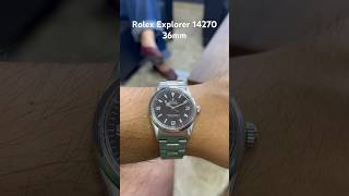 Rolex Explorer 14270 36mm watch rolex explorer vintage shorts steel 36mm youtubeshorts [upl. by Llenoj]