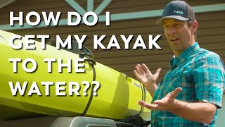 How to Transport a Kayak  Kayaking for Beginners [upl. by Panaggio]