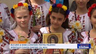 Bucurie și binecuvântare pentru pelerinii Sfântului Cuvios Dimitrie cel Nou [upl. by Aelgna]