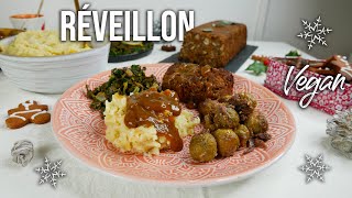 Mes RECETTES Vegan et gourmandes pour le RÉVEILLON de NOËL ✨  Menu de Noël Vegan [upl. by Anibas]