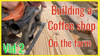 Converting a tiny house to a coffee cabin [upl. by Helas]