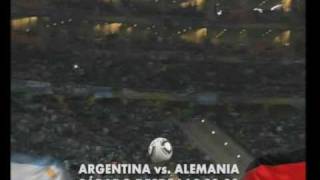 Adelanto Argentina vs Alemania [upl. by Odnumyar]