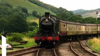 Llangollen Railway  Berwyn  Glyndyfrdwy  Carrog  18th August 2012  Denbighshire  Wales [upl. by Ketchum716]