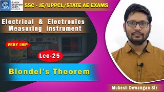 Lec 25 I Blondel’s Theorem I SSC JE 2020 I State JE amp AE Exams [upl. by Deidre]