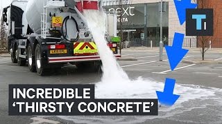 Thirsty Concrete Absorbs Water [upl. by Esille]