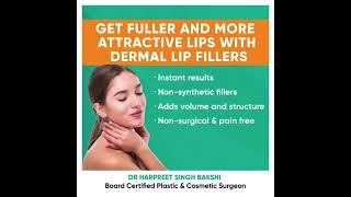 DERMAL LIP FILLER TREATMENT drharpreetbakshi beautymachine [upl. by Revned931]