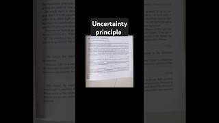 Uncertainty principle physics short notes shorts physics notes [upl. by Bannister543]