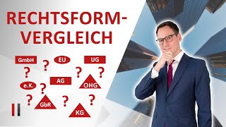 Rechtsformen im Vergleich welche gibt es und wo liegen die Unterschiede [upl. by Light672]