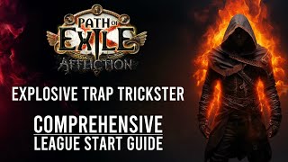 PoE 323  Comprehensive Explosive Trap Trickster League Start Guide [upl. by Ardet]