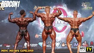 2022 IFBB Pro League Classic Physique Olympia Saturday Prejudging Comparisons 4K Video [upl. by Hobey]