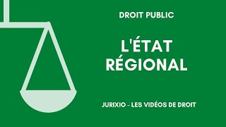 LEtat régional [upl. by Elaina]