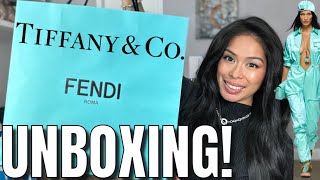 TIFFANY amp CO x FENDI BAGUETTE UNBOXING I CAN’T BELIEVE I GOT IT [upl. by Ontine]