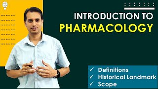 Introduction to Pharmacology  Definitions Historical Landmark and Scope of Pharmacology [upl. by Phaedra]