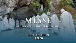 Messe de lAssomption de la Vierge Marie depuis Lourdes  15082024 [upl. by Waddington]