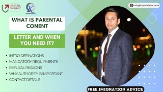 Parents Consent Letter for UK visa tier 2 Dependent ukimmigrationsolicitors [upl. by Taub]