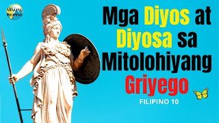 Mga Diyos at Diyosa sa Mitolohiyang Griyego  Araling Filipino 10  Filipino Aralin Mitolohiya [upl. by Ryder]