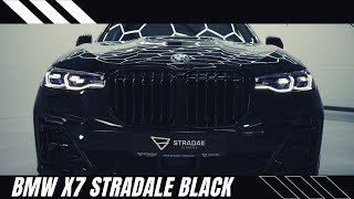 BMW X7 STRADALE Black 1 of 1  promo video [upl. by Ataynik967]