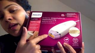 how to use philips lumea on face demonstration facial hair removal [upl. by Quentin703]