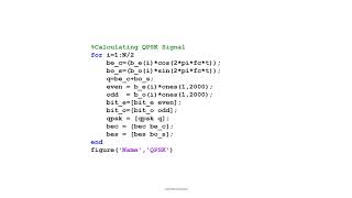 Matlab Simulation Program to implement QPSK system  m file [upl. by Bonaparte]