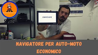 NAVIGATORE ECONOMICO PER AUTO MOTO [upl. by Chastain]