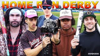 HOME RUN DERBY WITH D1 BASEBALL COMMITS PROS AND THE SOFTBALL CREW  Kleschka Vlogs [upl. by Orual]