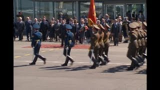 Arrival Ceremony for President Reagan at Vnukovo airport in Moscow on May 29 1988 [upl. by Latea]