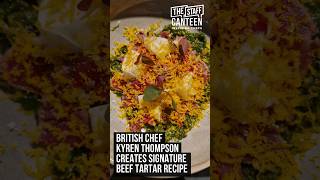 British chef Kyren Thompson creates signature beef tartare recipe at Londons GrassFed restaurant [upl. by Carleton]