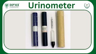 Urinometer यूरिनोमीटर क्या है यूरिनोमीटर का क्या उपयोग होता है मूत्र के विशिष्ट गुरुत्व की गणना [upl. by Harle]