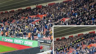 Sheffield wednesday fans celebrating goal at southampton [upl. by Ahseka]