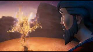 Animated  God speaking to Moses from the Burning Bush [upl. by Eimerej]