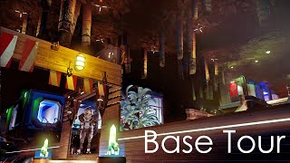 Underground Base on Hiemal Planet  No Mans Sky  Base Tour 42 [upl. by Brand569]