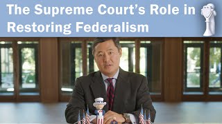 The Supreme Court’s Role in Restoring Federalism with John Yoo Perspectives on Policy [upl. by Lateh478]